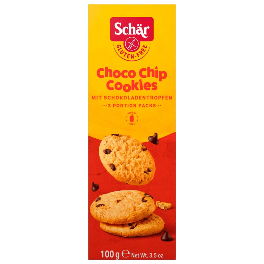Schär Choco Chip Cookies glutenfrei 100g